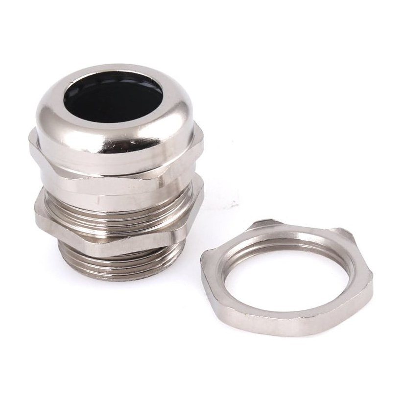 Wartel Perfect EMC M25X1,5 Messing met moer, IP68, kabel Ø 13-18 mm