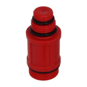 De Beer Bouwstop Saniplug Rood voor schroefdraad 3/8",1/2",3/4"