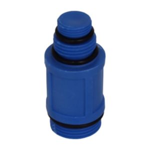 De Beer Bouwstop Saniplug blauw voor schroefdraad 3/8",1/2",3/4"