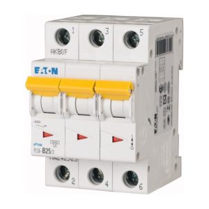 Eaton PLS6-C25/3-MW Installatieautomaat 3P 25 Ampere C-KAR 400V 3 MOD
