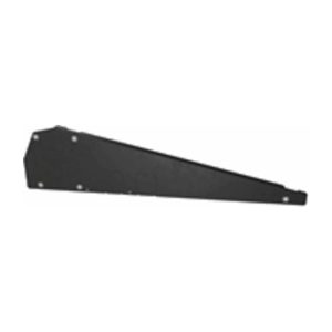 Enstall Flatfix Fusion wind deflector Links Zwart, basis profiel 1030mm-1077mm