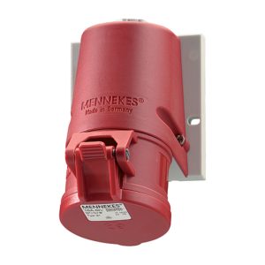 Mennekes CEE-wandcontactdoos 32 A 415 V 5-polig IP44 rood