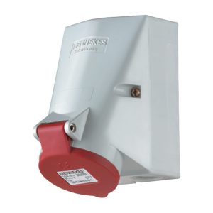 Mennekes CEE-wandcontactdoos 32 A 415 V 5-polig IP44 rood 422