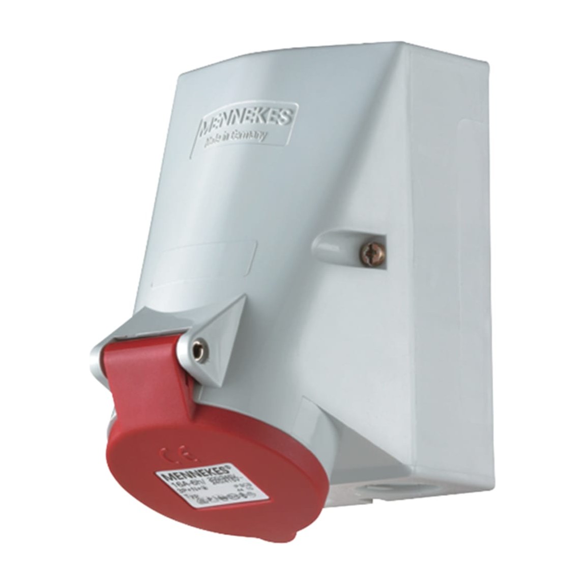 Mennekes CEE-wandcontactdoos 32 A 415 V 5-polig IP44 rood 422