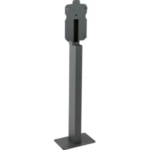 Alfen RVS montagepaal voor Eve Single, vloermontage, 1180 mm, RAL 7043