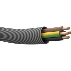 Draka voorbedrade buis 16 mm met 3×2,5 + 1,5 mm², rol 100 meter