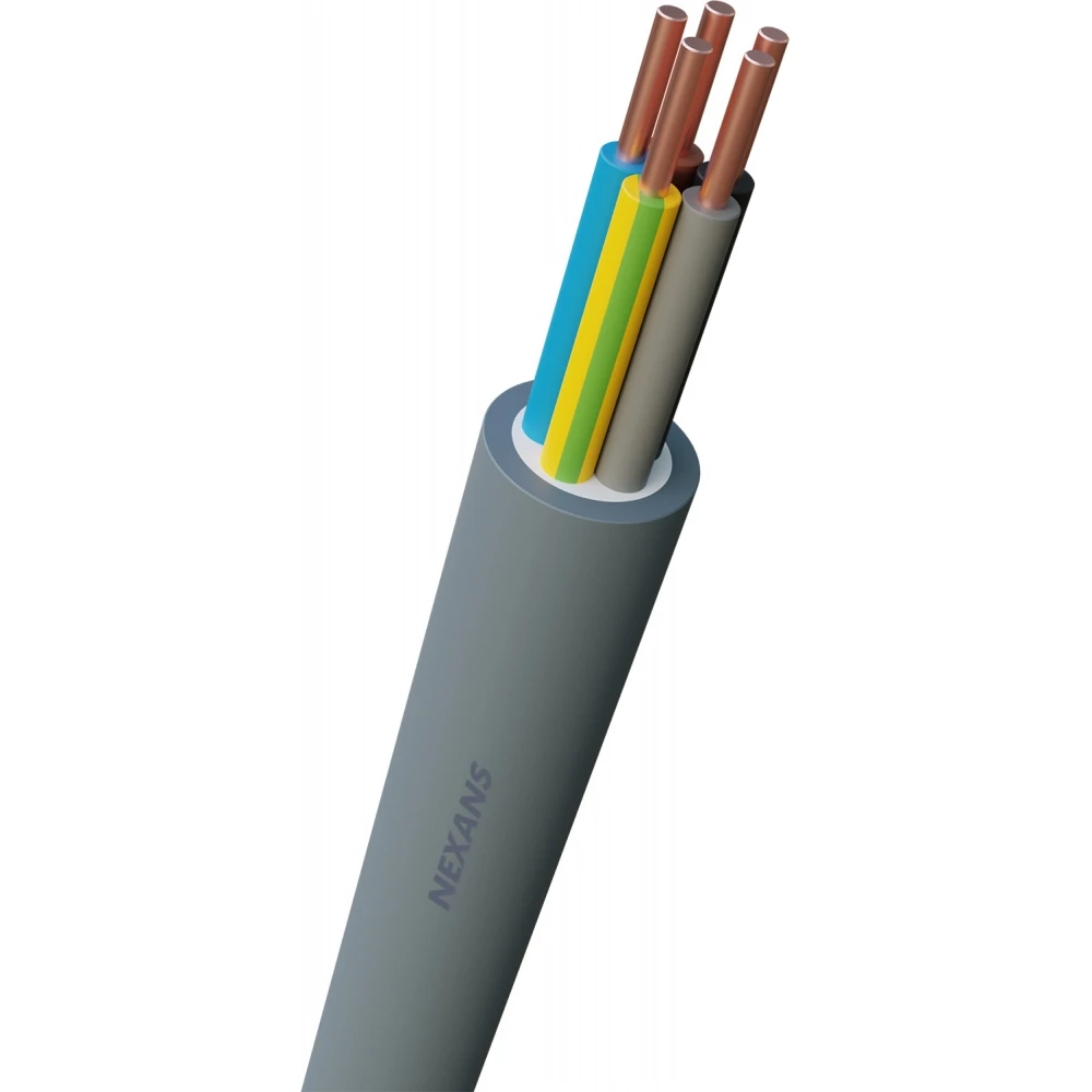 Nexans YMvK 5×2,5 mm² installatiekabel, ring 100 meter