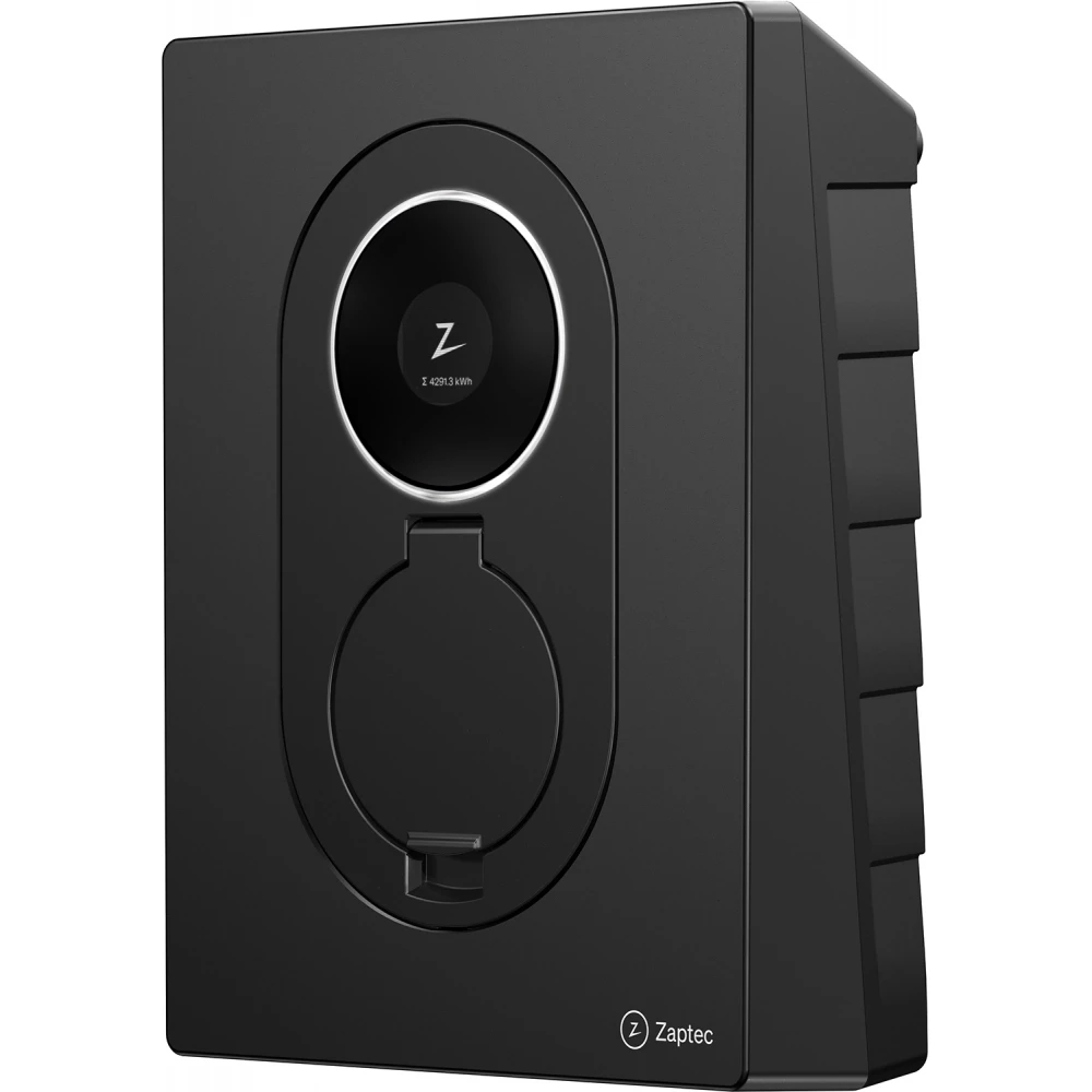 Zaptec laadstation GO2 22 kW MID, Asphalt Black